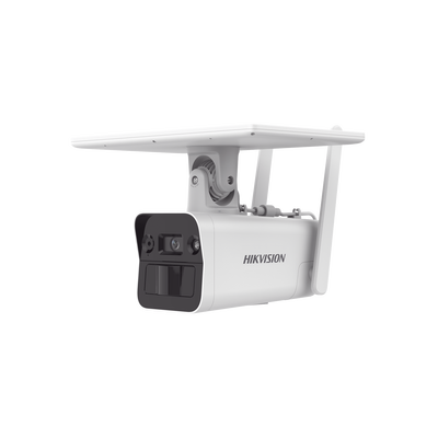 Kit Solar IP All in One / Doble Detección (Radar + PIR) / Bala IP 4 Megapixel / Lente 4 mm / Panel Solar / Batería de Respaldo de Litio 10Ah (Hasta 11 Días) / Conexión 4G / Audio de Dos Vías / Acce