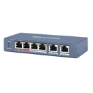 Switch PoE+ / No Administrable / 3 Puertos 10/100 Mbps PoE+ 30W / 1 Puerto Hi-PoE 60W / 2 Puertos Uplink / Modo Extendido hasta 300 m (984 pies)