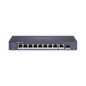 Switch PoE+ / No Administrable / 7 Puertos 1000 Mbps 802.3 af/at (30 W) / 2 Puertos 1000 Mbps Hi-PoE (90 W) / 1 Puertos 1000 Mbps Uplink / 1 Puerto SFP / Modo Extendido hasta 300 Metros / 110 Watts