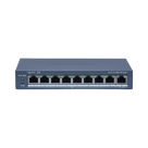 Switch PoE+ Monitoreable / 8 Puertos 10/100 Mbps / 1 Puerto Gigabit Uplink / 60 W / Alcance Extendido 300 m (984.3 ft) / Gestión en Nube