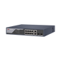 Switch PoE+ / Administrable / Uso en Rack / 8 Puertos 10/100 PoE+ /  2 Puertos 1000 Mbps Uplink  / 2 Puertos SFP / Configuración Nube desde Hik-PartnerPro / Modo Extendido hasta 300 Metros / 125 W