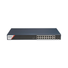 Switch PoE+ Administrable / 16 Puertos Gigabit / 4 Puertos PoE++ 90 W / 2 Uplink Gigabit / 2 SFP / Alcance Extendido 300 m (984.3 ft) / 230 W