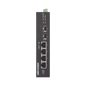 Switch Industrial No Administrable Gigabit / 3 Puertos Gigabit PoE+ (30 W) + 1 Puerto Gigabit PoE++ (60 W) / 2 Puertos SFP / 65 W Total / 48 a 57 VCD / Ideal para Proyectos / 300 Metros de Distanci