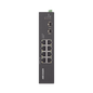 Switch Industrial No Administrable Gigabit / 6 Puertos Gigabit PoE+ (30 W) + 2 Puertos Gigabit PoE++ (60 W) / 2 Puertos SFP / 120 W Total / 48 a 57 VCD / Ideal para Proyectos / 300 Metros de Distan