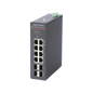 Switch Gigabit PoE+ / Industrial / Administrable / 4 Puertos Gigabit PoE+ (90 W) + 4 Puertos Gigabit PoE+(30 W) / 4 Puertos Gigabit SFP / 300 W Total / 48 a 57 VCD / Ideal para Proyectos / 300 Metr