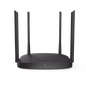 Router Inalámbrico WISP Gigabit / Hasta 1200 Mbps / Doble Banda AC (2.4 GHz y 5 GHz) / 3 Puertos LAN 10/100/1000 Mbps + 1 Puerto WAN 10/100/1000 Mbps /  4 Antenas Externas Omnidireccional de 5 dBi