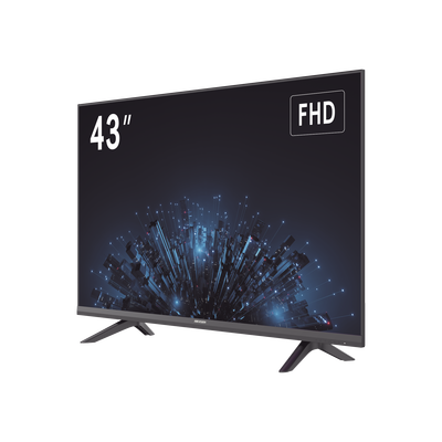 Monitor LED Full HD 43\" / Ideal para Oficina y Hogar / Uso 24-7 / Entrada HDMI/VGA/USB / Compatible con Montaje VESA (200 X 200) / Bocinas Integradas