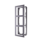 Base de 3 Espacios para Videoportero IP Hikvision / Instalación en SUPERFICIE