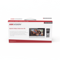 Kit de Videoportero Analógico de Metal / IP a 4 Hilos con Función de Llamada a App Hik-Connect / Monitor se Conecta a Internet por Cable o WiFi y por 4 Hilos al Frente de Calle  IP65 / Expandible a