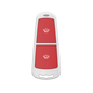 (AX HUB) Botón de Pánico Inalámbrico Doble / Protección Contra Activación Accidental