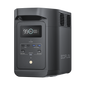 Estación de Energía Portátil de 980Wh Litio LFP / 10 Puertos AC 500 W (Max. 1000W) / 2 USB-C 100W / Cargador de Coche 10A a 12.6V / Conectividad WiFi y Bluetooth (App) / Carga Solar 500W Max.