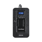 UPS de 650 VA/390 W, Topología Standby con Modo Ahorrador ECO, Entrada 120 Vca NEMA 5-15P, Con 8 Tomas NEMA 5-15R