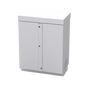 Gabinete de Lámina Galvanizada para  Baterías (Hasta 12 Baterías PL110D12) y Equipo de Comunicación.