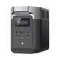 EcoFlow DELTA 2 MAX | Estación de Energía Portátil 2048Wh Litio LFP / 6 AC 2400 W (Max. 3400W) / 2 USB-C 100W / Capacidad para Aumentar Respaldo / Soporta Cargador de Coche 10A a 12.6V / Conectivid