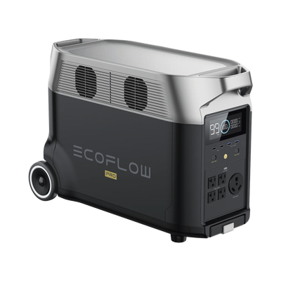 Estación de Energía Portátil DELTA PRO 3600Wh Litio LFP / 5 AC 3600W (7200W Pico) / 2 USB-C 200W / Capacidad para Aumentar Respaldo / Cargador de Coche 10A a 12.6V / Conectividad WiFi y Bluetooth (