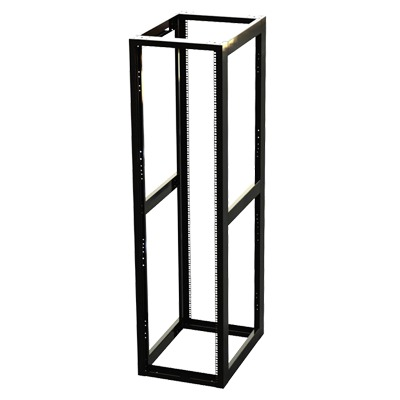 Rack Estándar 19\" de 4 Postes, Acero, 45 Unidades, Profundidad Ajustable.