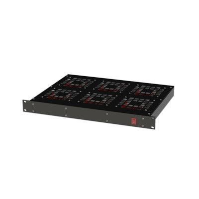 Ventilador para Rack 19\" con 6 Abanicos. Entrada: 110 Vca