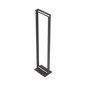 Rack de 2 Postes, Estándar 19\", 45 Unidades, Fabricado en Acero, Base \"L\" para Anclar a Piso.