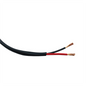 Bobina de 152 Metros (500 Pies) / 12AWG 2 Conductores / Cable Profesional de ALTA FIDELIDAD 100% Cobre / Exterior / Direct Burial / Color Negro / Para Aplicaciones de Audio, Control de Acceso y Aut