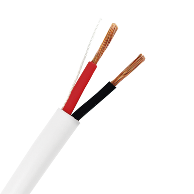 Bobina de 152 Metros (500 Pies) / 12AWG 2 Conductores / Cable Profesional de ALTA FIDELIDAD 100% Cobre / Libre de Oxígeno / Interior / Color Blanco / Para Aplicaciones de Audio, Control de Acceso y