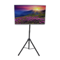Trípode Portátil con Soporte de piso para Monitores de 32 a 65\" / Vesa 600 x 400 / Acero / Montaje de 65 cm a 1 mt