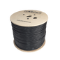 Bobina de Cable Siamés Cat5e CCA + 2 Cables Gruesos (16 AWG) para Alimentar Cámaras Más Lejos / 305 Metros (1000 Pies) / Instalación en Exterior / Uso Industrial para Climas Extremos