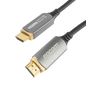 Cable HDMI de Fibra Óptica de 10 Metros (32.81 Pies) | Alta Definición | Versión 2.1 | Alta Velocidad 18Gbps | 8K@60Hz | HDCP 2.2 | Resistente a EMI y RFI