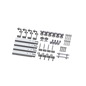 Caja de accesorios de aluminio  anodizado para montaje VEKTOR8R , arreglo 1X4 para techo