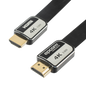 Cable HDMI de 10 Metros (32.81 Pies) | Alta Definición | Versión 2.0 | Alta Velocidad 18Gbps | 4K@60Hz | Conectores Chapados en Oro | Tipo Plano