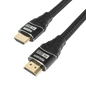 Cable HDMI de 1 Metro (3.28 Pies) | Alta Definición | Longitud | Versión 2.0 | Alta Velocidad 18Gbps | 4K@60Hz | Conectores Chapados en Oro | Tipo Redondo