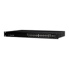 Switch administrable / 24 puertos Gigabit PoE+/PoE pasivo 24V / 2 puertos SFP / 250W / 52 Gbps / 38.69 Mpps