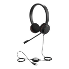 Diadema Profesional USB / Cancelación Pasiva de Ruido / Micrófono con Cancelación Avanzada / Control de Llamadas Integrado / Plug and Play