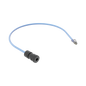 Cable de Conexión en Campo Jack a Plug RJ45, Categoría 6A, CMP (Plenum), 0.5 Metros (1.64 Pies), Color Azul