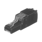 Plug RJ45 UTP / Cat6A / Terminación en Campo / 22-26 AWG / Recto y Angulado / 0.5-0.7 ft Equivalente