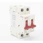 Protección Térmica/ Interruptor 2P, 40 A,  Corriente Directa  800 Vcc para Aplicación Fotovoltaica Montaje Riel DIN