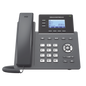 Teléfono IP Grado Operador, 3 líneas SIP con 6 cuentas, puertos Gigabit PoE, codec Opus, IPV4/IPV6 con gestión en la nube GDMS