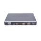 Switch Administrable L3, 24 puertos Gigabit PoE 802.3bt, 2 puertos 10G SFP+, Pantalla Tactil, Fuente Redundante, (600W)
