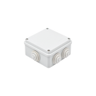Caja de Derivación Estanca / 6 Entradas / IP55 / IK08 / 100x100x50 mm / Libre de Halógenos / -24 a 60°C