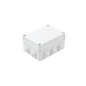 Caja Estanca de PVC Para Derivación y Conexión, 10 Entradas, Tapa con Tornillo de 1/4\" de Vuelta, 150x110x70 mm (Área interna), Uso Exterior IP55, Material que no Propaga el Fuego y Libre de Hálog