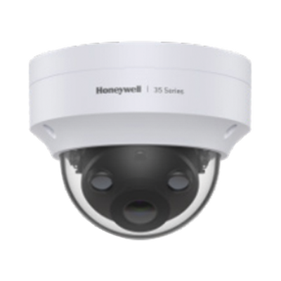 Domo IP 5 Megapíxeles / Lente 2.8 mm / 40 mts IR / Ultra Baja Iluminación /  NDAA / ONVIF / IP67 / IK10 / IA (Filtro de Humanos y Vehiculos) / Conteo de Personas / Merodeo / H.265 / PoE / Alarmas I