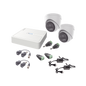 Kit HiLook Audio Bidireccional TurboHD 1080p / DVR 4 Canales / 2 Cámaras Turret (Exterior) con Bocina y Microfóno Integrado / 2 Fuentes de Poder / Accesorios