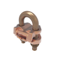 Conector Mecánico para Cable Calibre 4 a 2/0 AWG / Paralelo o 90° a Tubo de 3/8\" o Varilla de 5/8\" - 3/4\".
