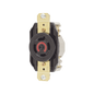 Receptáculo con Bloqueo de Media Vuelta Industrial 20 A 125/250 V CA / 3 Polos 4 Hilos / Nema L14-20R.