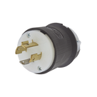 Clavija Industrial con Bloqueo de Media Vuelta / 20 A / 125/250 V CA / 3 Polos 4 Hilos / NEMA L14-20P / 2.75 in (69.85 mm) de Altura
