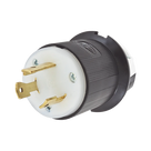 Clavija Industrial con Bloqueo de Media Vuelta / 30 A 125 V CA / 2 Polos 3 Hilos / NEMA L5-30P / 2.75 in (0.23 ft) Alto