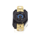Receptáculo Industrial de Media Vuelta / 30 A / 250 V CA / 2 Polos 3 Hilos / NEMA L6-30R / IP20 / Montaje a Pared