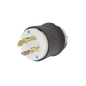Clavija con Bloqueo de Media Vuelta Industrial 30 a 125/250 V CA / 3 Polos 4 Hilos / Nema L14-30P.