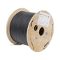 Carrete de 1 km de Fibra Óptica Drop, Interior/Exterior G.657A2 Monomodo de 1 Hilo (Unifibra), Dieléctrica, Forro Negro