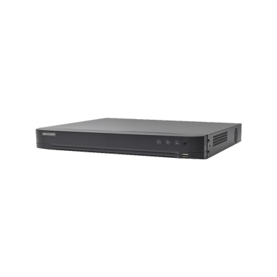[Audio Bidireccional] DVR 32 Canales TurboHD + 8 Canales IP / 5 Megapixel Lite - 3K Lite / Acusense / Reconocimiento Facial  / Audio por Coaxitron / 2 Bahías de Disco Duro / H.265+ / Salida de Vide