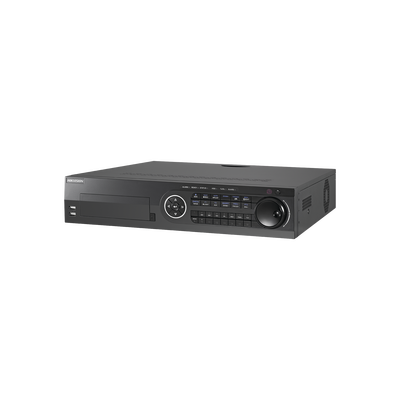 DVR 16 Canales TurboHD + 8 Canales IP / 3K / 5 Megapixel /  8 Bahías de Disco Duro / 16 Entradas de Audio Fisicas (Microfono por Separado) / Audio por coaxitron / Acusense / 16 Entradas de Alarma /
